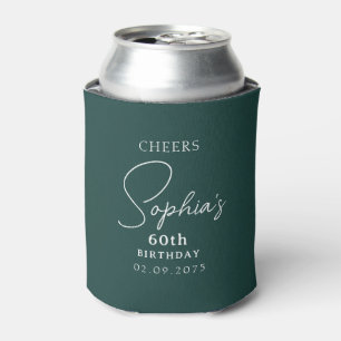 Custom Cheers Milestone Birthday Can Cooler