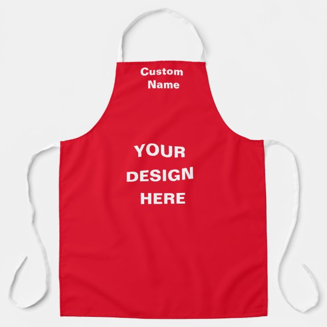 Custom Chef Apron - Personalized Colors & Design! (Front)