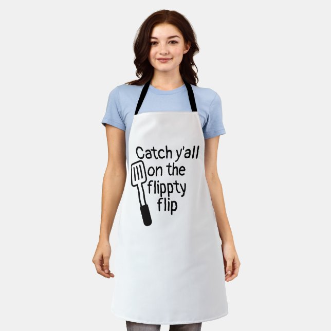 Custom Chef Apron - Personalized Name Cooking (Worn)