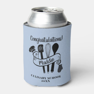 Custom Chef Utensil Cooking School  Can Cooler