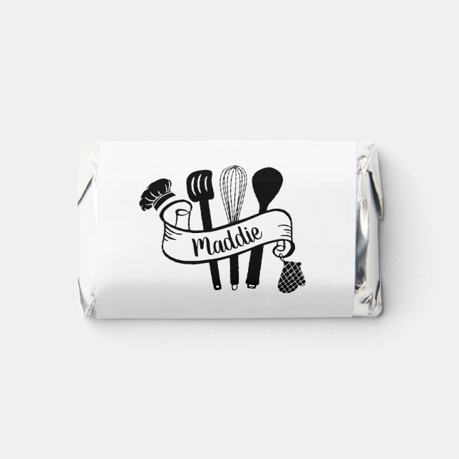 Custom Chef Utensil Cooking School  Hershey's Miniatures (Front)