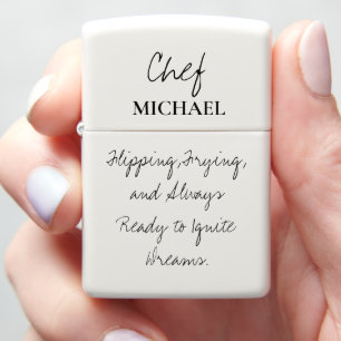 Custom Chef Zippo Lighter