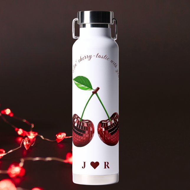 Custom Cherry Coded Valentine's Water Bottle (Custom Cherry Coded Valentine's Water Bottle)