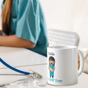 Custom Chibi Frontline Worker Thank You Coffee Mug