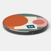 Custom Chic Abstract Geometric Circles Art Pattern Wireless Charger (Front 2)