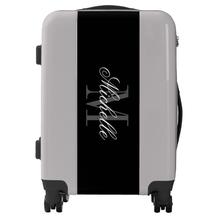 monogram suitcase