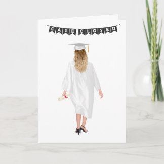 Custom Chic Law School Graduation Card