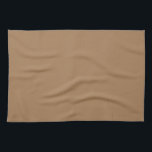 Custom Chic Light Brown Solid Color Blank Template Kitchen Towel<br><div class="desc">Custom Make Your Own Upload Add Your Monogram Initial Photo or Logo Text Name Elegant Modern Cute Kitchen & Dining / Table & Kitchen Linens/ Blank Template Trendy Light Brown Solid Color Kitchen Towel.</div>