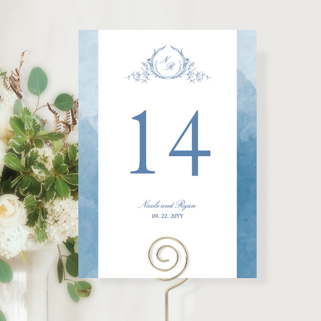 Custom, Chic Monogram Blue Wedding (Creator Uploaded)