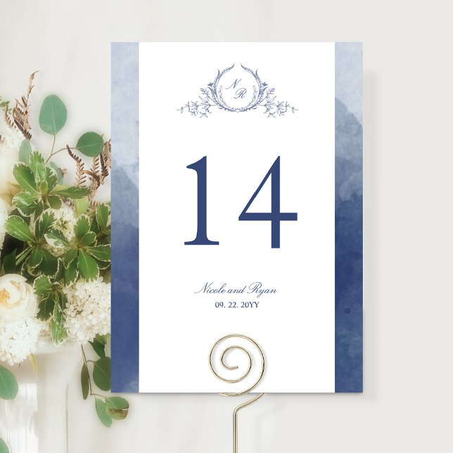Custom, Chic Monogram Navy Blue Wedding (Creator Uploaded)