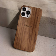 Custom Chic Retro Stylish Woodgrain Effect