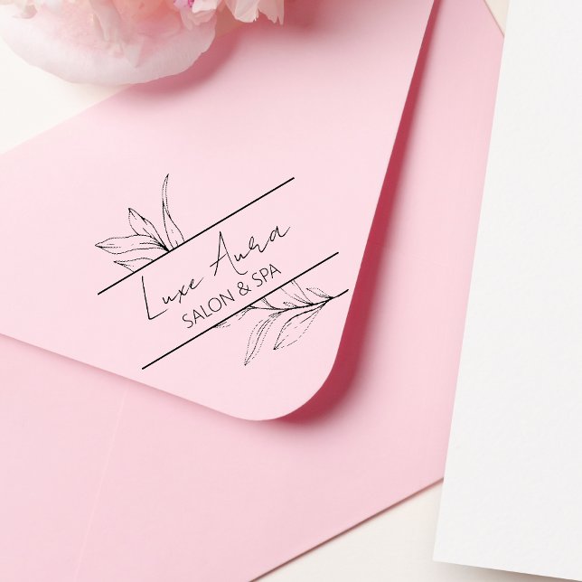 Custom Chic Salon Spa Business  Self-inking Stamp (Creator Uploaded)