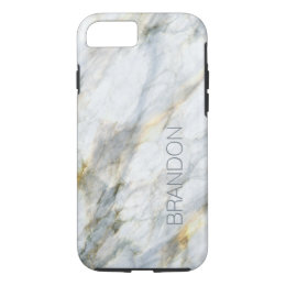 Custom Chic Trendy Marble Stone Texture Pattern iPhone 8/7 Case