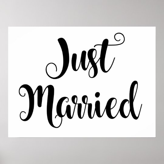 Just Married Sign Free Download Vector PSD and Stock Image