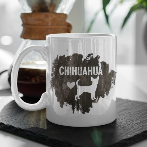 Custom Chihuahua Dad Fathers Day Dog Lover Coffee Mug