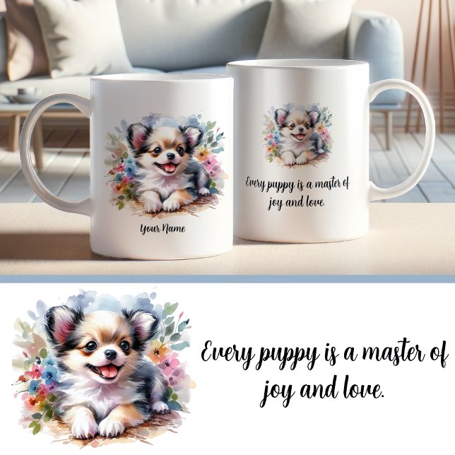 Custom Chihuahua Mug with Inspirational Quote (Creator Uploaded)