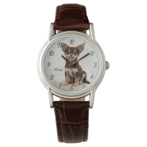 Custom Chihuahua Watch add a name 326 By Zazz_it