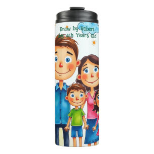 Custom Child Artwork Tumbler – Personalized Kid’s 
