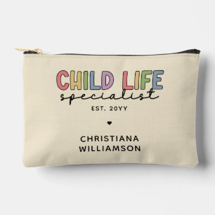 Custom Child Life Specialist CCLS Gift Accessory Pouch