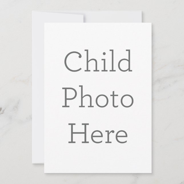 Flat Invitation, Size: 5" x 7", Paper: Signature Matte, Corner: Squared, Envelopes: White, Print Quality: Standard (Front)