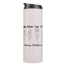 Custom Children Name Wildflower Garden