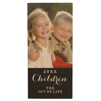 Custom Children Photo Monogram USB Flash Drive