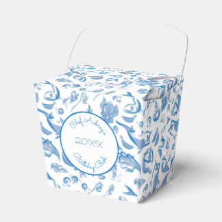 Custom Chinese Cuisine Ink Drawing Take-out Box