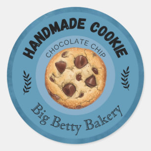 Custom Chocolate Chip Cookie Labels Personalized