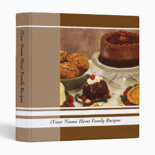 Custom Chocolate Dessert Recipe Food Binder