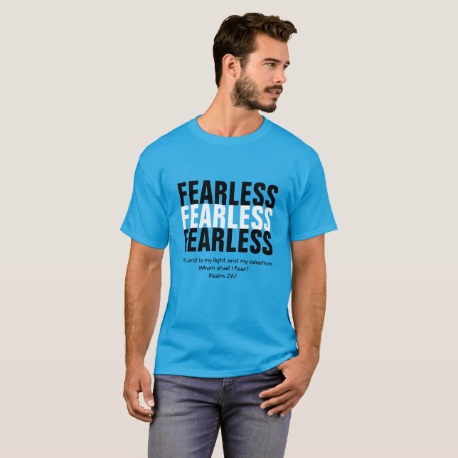 Custom Christian FEARLESS T-Shirt (Front Full)