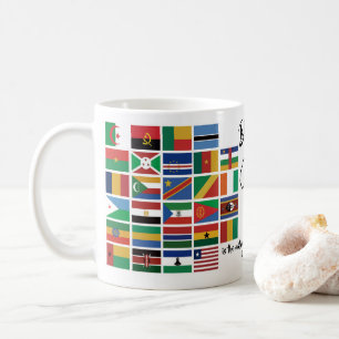 Custom Christian FLAGS OF AFRICA Coffee Mug