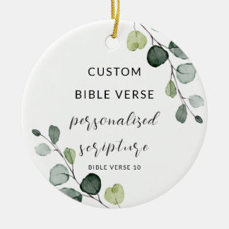 Custom Christian Gifts, Ceramic Ornament