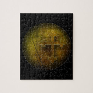 Custom Christian God Gift Cross Jigsaw Puzzle