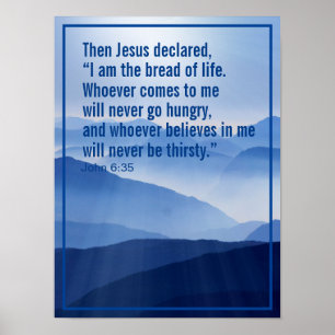 Custom Christian Motivational Bible Verse Poster