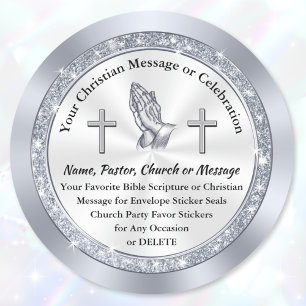 Custom Christian or Church, Scripture Stickers
