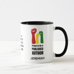 Custom Christian PROUD BLACK PUBLISHEFD AUTHOR Mug