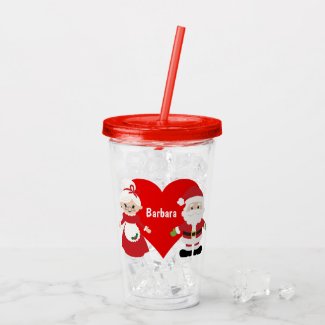 Custom Christmas Acrylic Tumbler