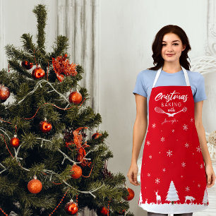 Custom Christmas Baking With (your name) Apron