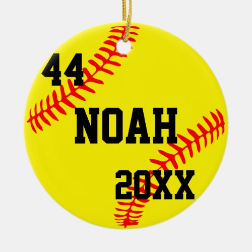 Custom Christmas Baseball ornaments personalized