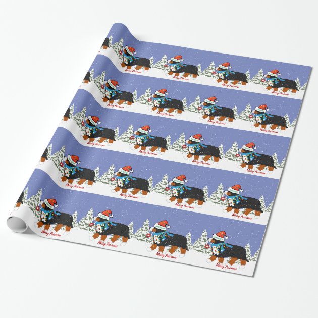 custom dog wrapping paper