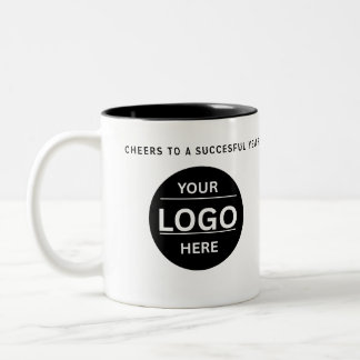 Custom Christmas Business Logo Branded Coffee Mug