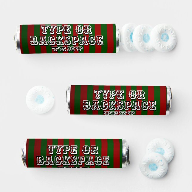 Custom Christmas Candy Personalized  Breath Savers® Mints (Assorted)