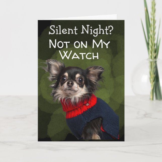 Custom Christmas Card from your Dog (Front)