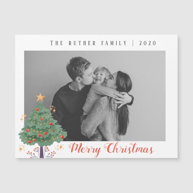 Custom Christmas Card with Photo (Front)