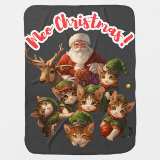 Custom Christmas Cat Design – Meo Christmas Baby Blanket