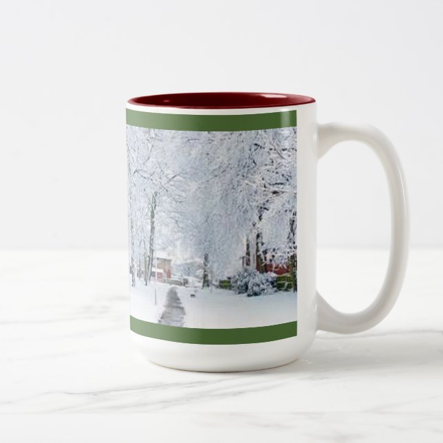 CUSTOM CHRISTMAS COFFEE MUG WITH PHOTO (Right)