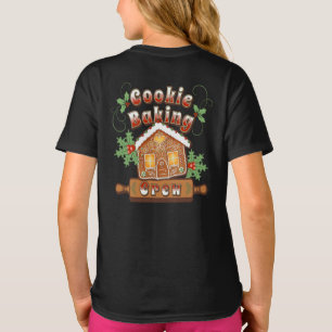 Custom Christmas Cookie Baking Gingerbread House T-Shirt