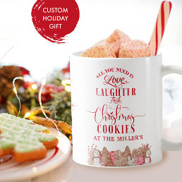 Custom, Christmas Cookies at -Your Text - Holiday Coffee Mug