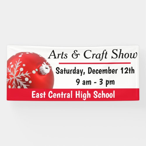 Custom Christmas Craft Show Banner