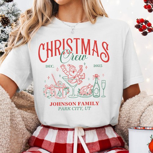 Custom Christmas Crew Matching Family Group